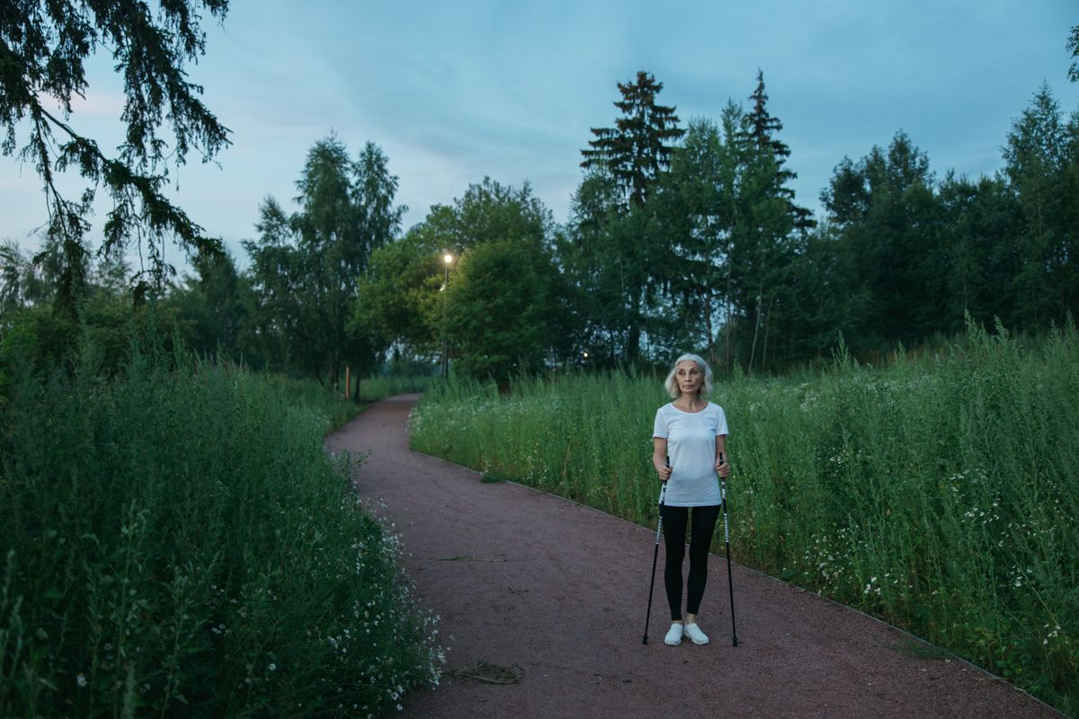 Osoba vježba, aktivnost koja štiti bubrege